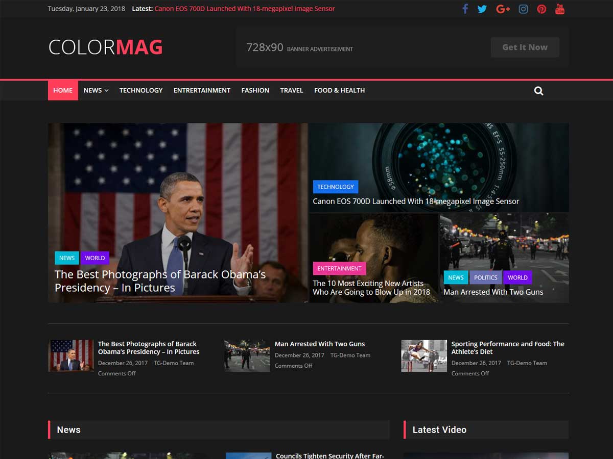 ColorMag Demos – ThemeGrill Demos